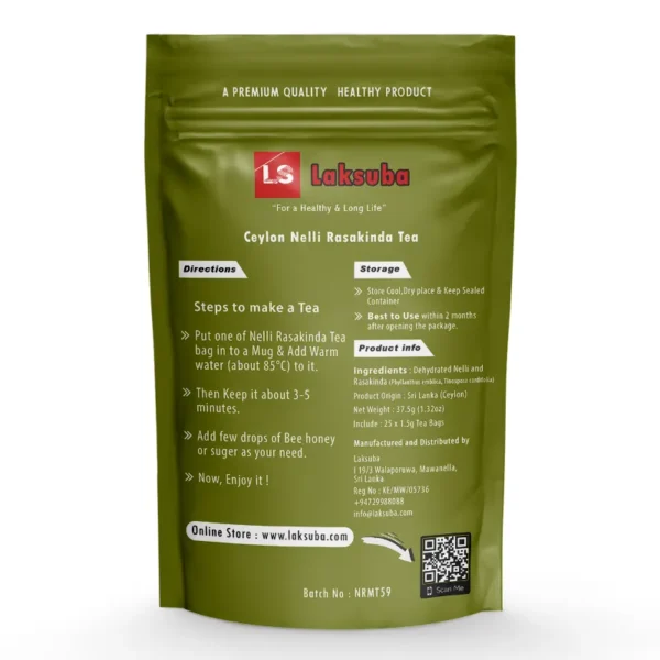 Introducing Nelli Rasakinda Tea: A Unique Blend for Rejuvenation and Health Benefits